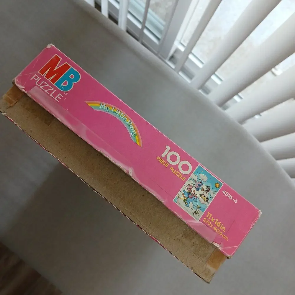 My Little Pony 100-piece jigsaw puzzle vintage 1985 original Hasbro Bradley
